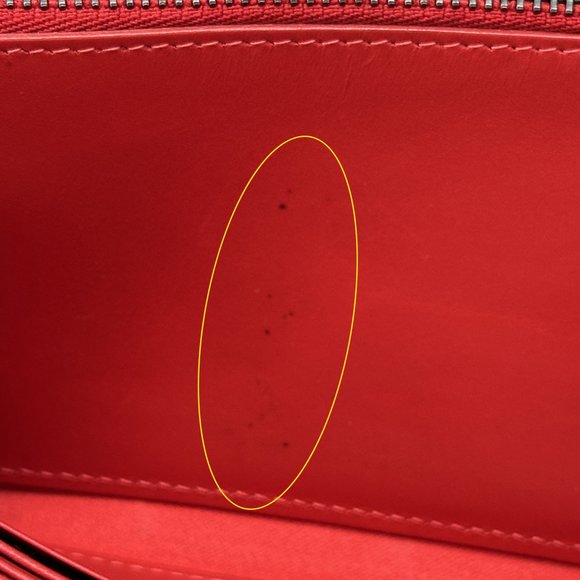 Christian Louboutin Men's Long Wallet, Leather, Black, Red, Silver Hardware, - Picture 8 of 10